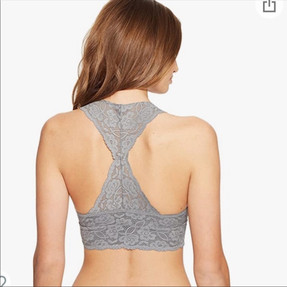 FREE PEOPLE Galloon Lace Racerback NWOT - Picture 2 of 9